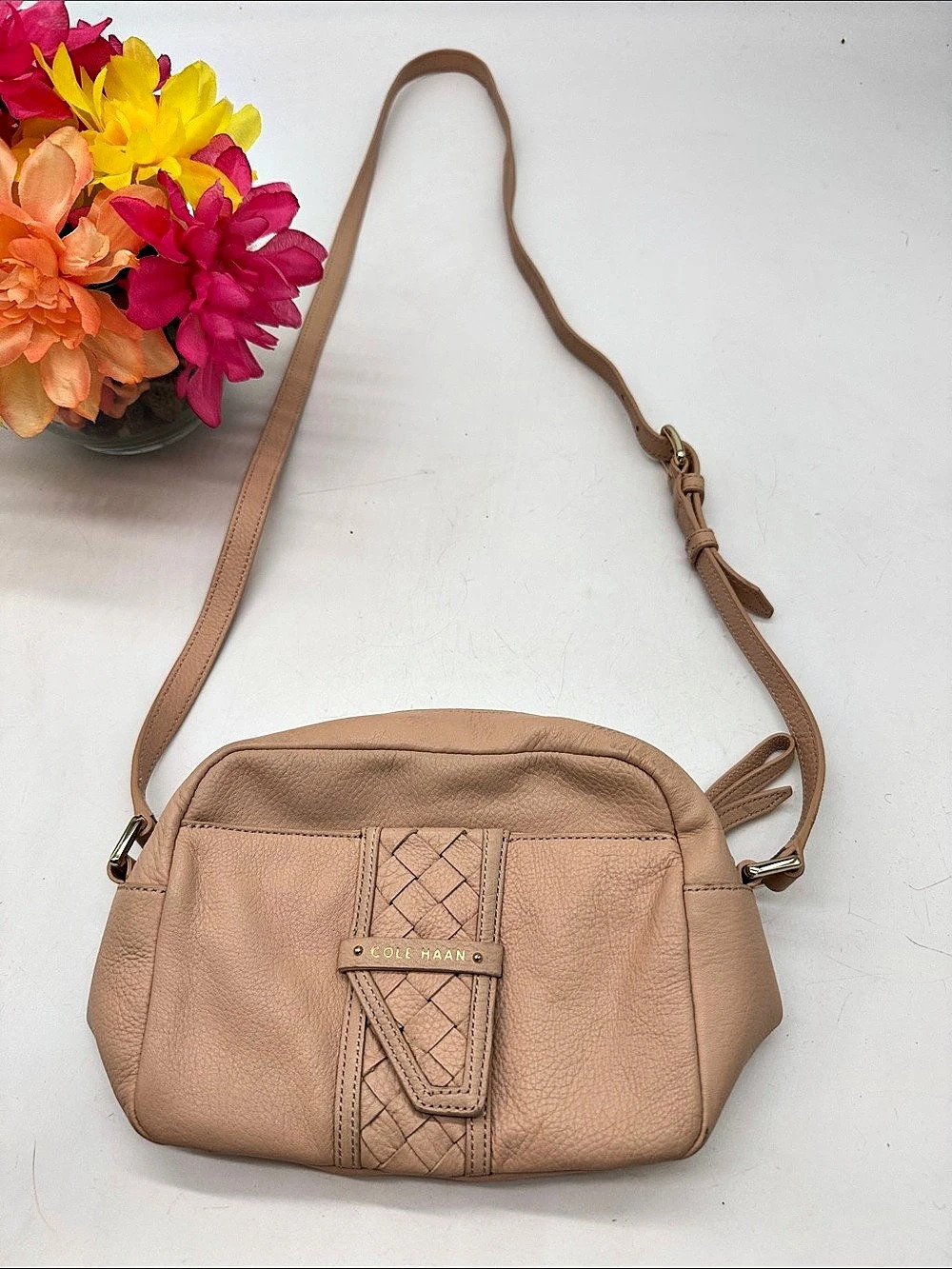 Cole Haan Leather Crossbody Bag in Brown